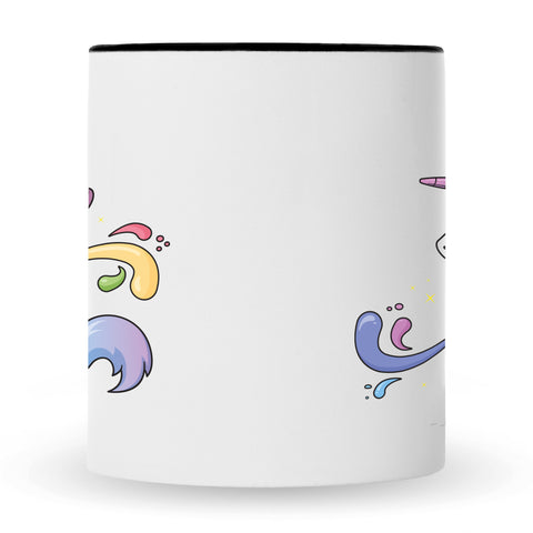 Bedruckte Tasse mit Motiv Einhorn