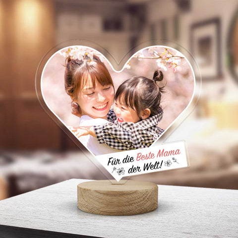 Fotogeschenk Für die Beste Mama der Welt aus Acrylglas