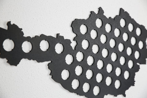 Bierkarte Österreich XL in Schwarz