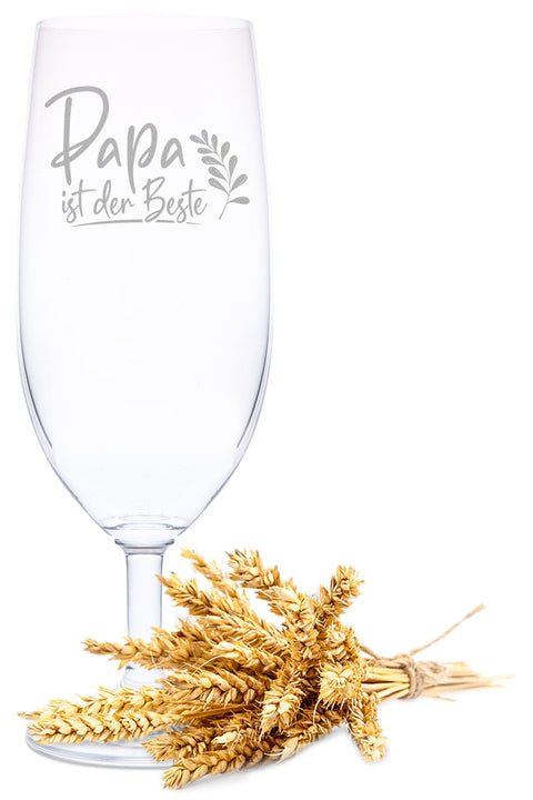 Leonardo Bierglas mit Gravur "Papa ist der Beste"