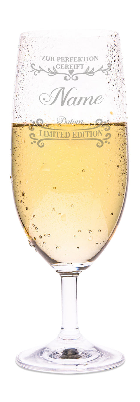 Leonardo Bierglas mit Gravur "Zur Perfektion gereift"