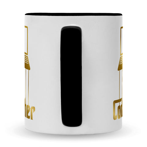 Bedruckte Tasse mit Spruch - The Codefather