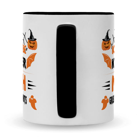 Bedruckte Tasse mit Spruch Ich habe Kinder mich gruselt gar nichts