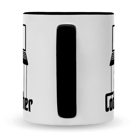 Bedruckte Tasse mit Spruch - The Codefather