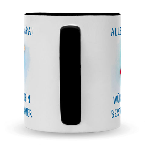 Bedruckte Tasse mit Spruch Bester Schwimmer