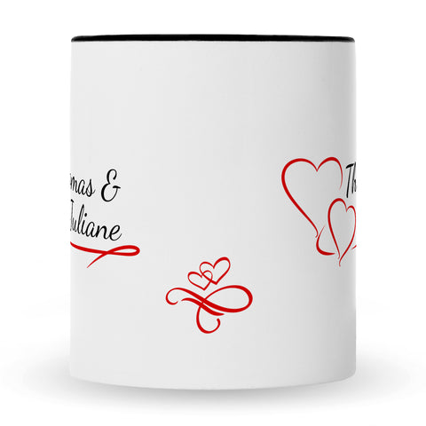 Bedruckte Tasse im Pärchen Design