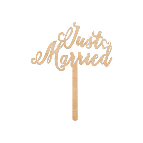 Cake Topper Just Married