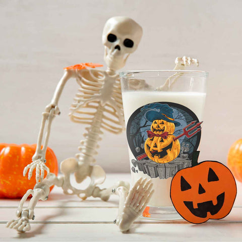 Leonardo Wasserglas mit UV-Druck "Pumpkin" für Halloween