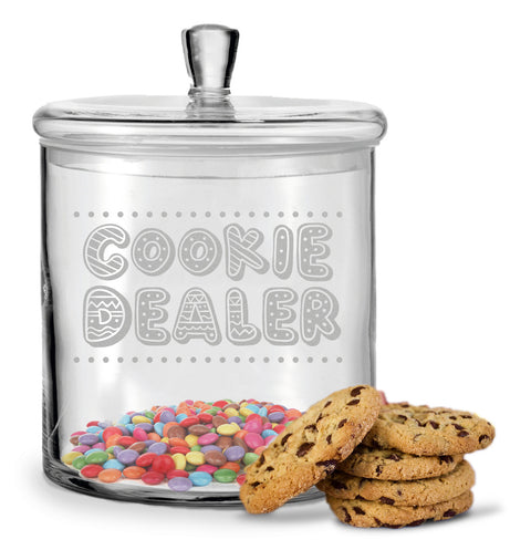 Leonardo Keksglas mit Gravur "Cookie Dealer"