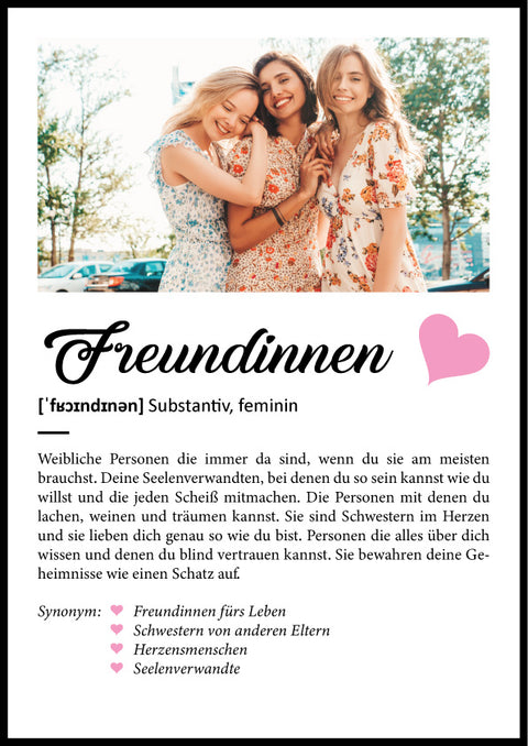 Holzschild Kunstdruck Personalisiert mit Namen & Bild