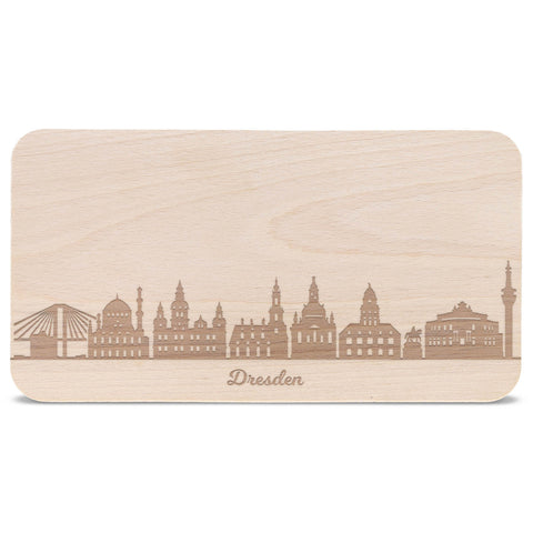 Frühstücksbrettchen Skyline Dresden