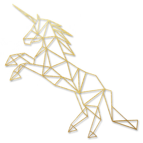 Origami Einhorn V2 aus Holz -