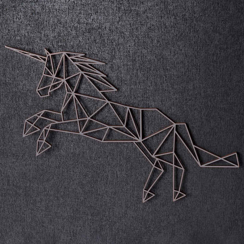 Origami Einhorn V2 aus Holz -