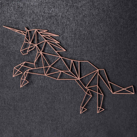 Origami Einhorn V2 aus Holz -