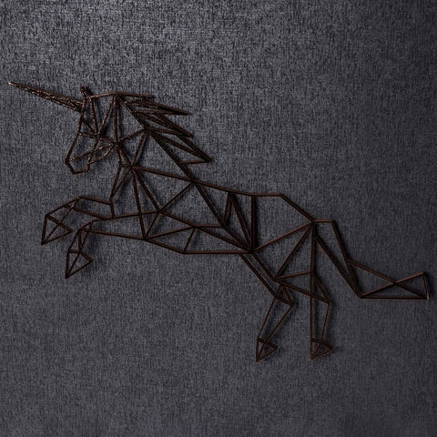 Origami Einhorn V2 aus Holz -