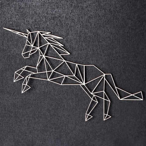 Origami Einhorn V2 aus Holz -