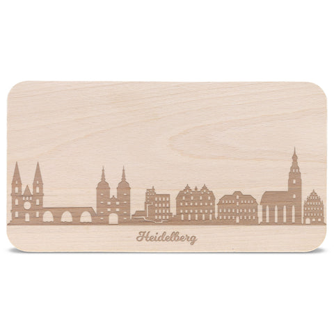 Frühstücksbrettchen Skyline Heidelberg