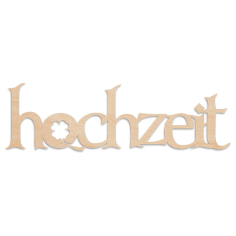 Hochzeit Türschild aus Holz