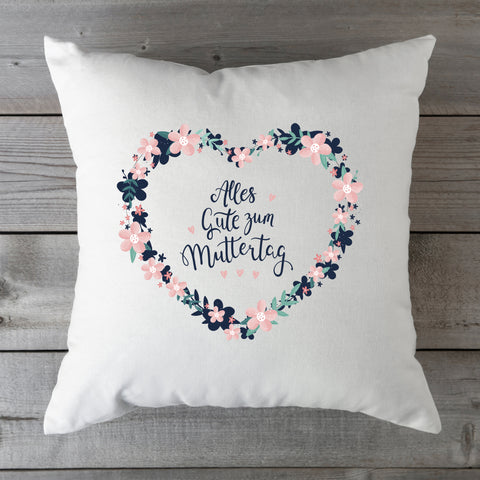 Bedrucktes Kissen mit Spruch Alles Gute zum Muttertag