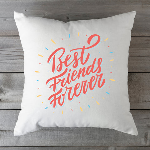 Kissen mit Spruch Best Friends Forever