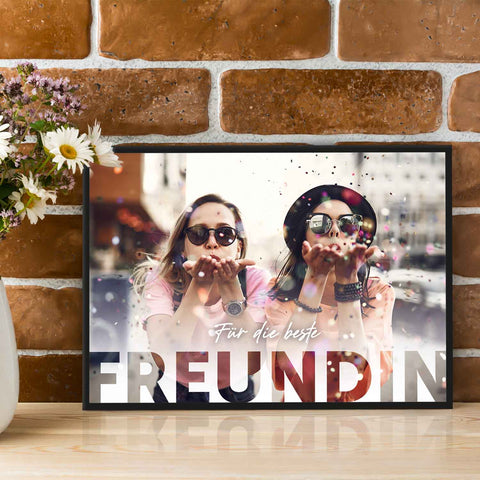 Holzschild mit Foto - Fotoverlauf - versch. Motive zum Selbstgestalten