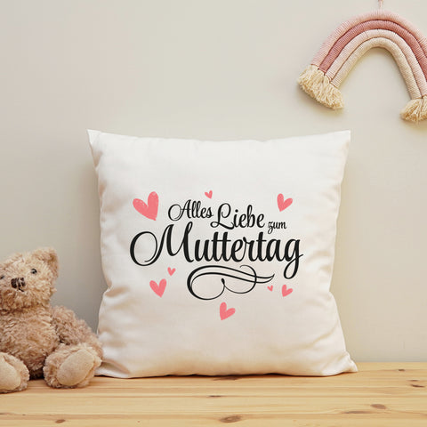 Kissen mit Spruch Alles Liebe zum Muttertag
