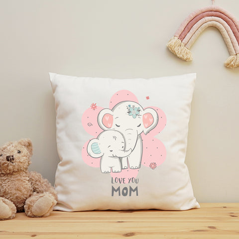 Kissen mit Spruch Elefanten Mama