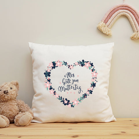 Bedrucktes Kissen mit Spruch Alles Gute zum Muttertag