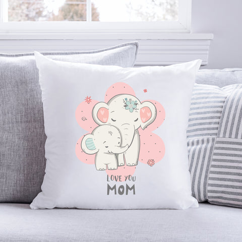 Kissen mit Spruch Elefanten Mama
