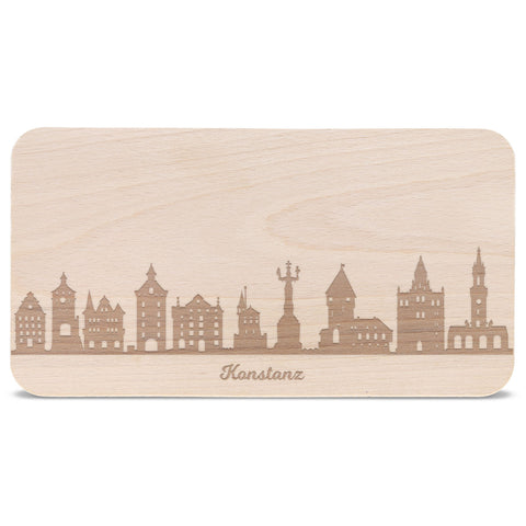 Frühstücksbrettchen Skyline Konstanz
