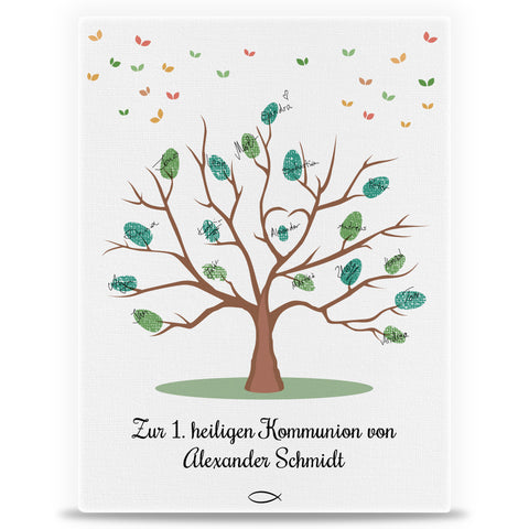 Leinwand zur Kommunion Gästebuch