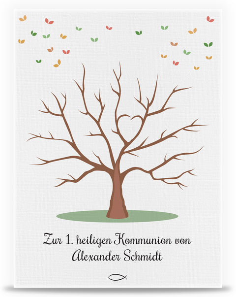 Leinwand zur Kommunion Gästebuch