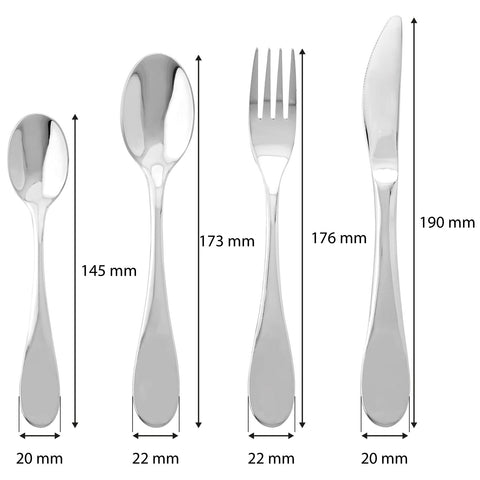 4-teiliges Besteckset für Kinder mit Prägung & Gravur im Eiskönigin Design