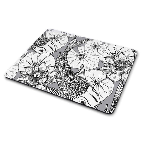 Bedrucktes Mousepad im Koi Design