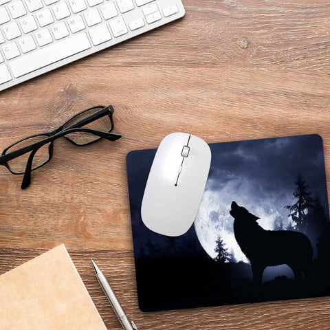 Bedrucktes Mousepad im Wolf Design