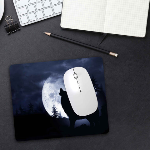 Bedrucktes Mousepad im Wolf Design