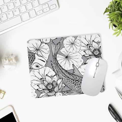 Bedrucktes Mousepad im Koi Design
