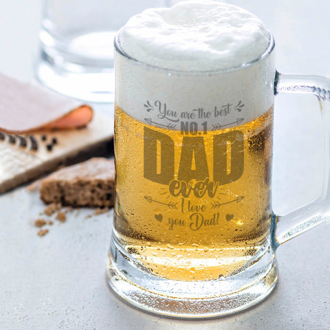 Montana Bierkrug mit Gravur "No.1 Dad"