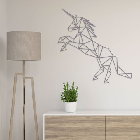 Origami Einhorn V2 aus Holz -