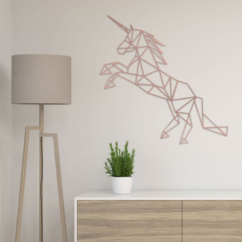 Origami Einhorn V2 aus Holz -