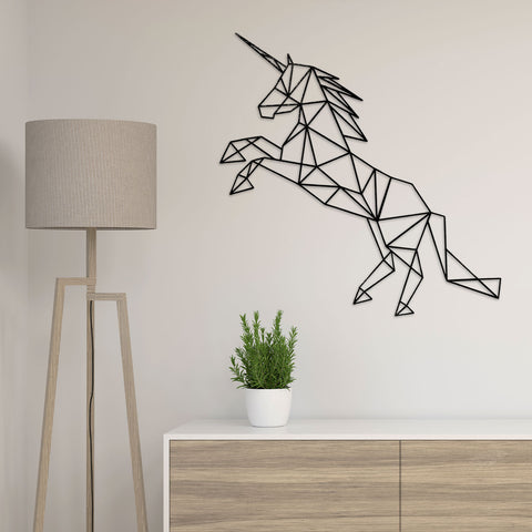 Origami Einhorn V2 aus Holz -