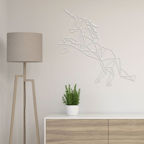 Origami Einhorn V2 aus Holz -