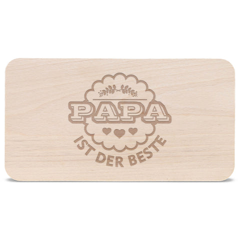 Schneidebrett Frühstücksbrettchen "Papa ist der Beste"