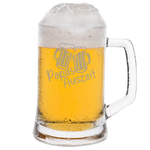 Montana Bierkrug mit Gravur "Papas Auszeit"