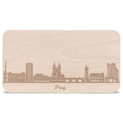 Frühstücksbrettchen Skyline Prag