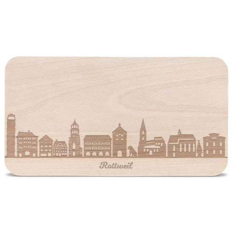 Frühstücksbrettchen Skyline Rottweil