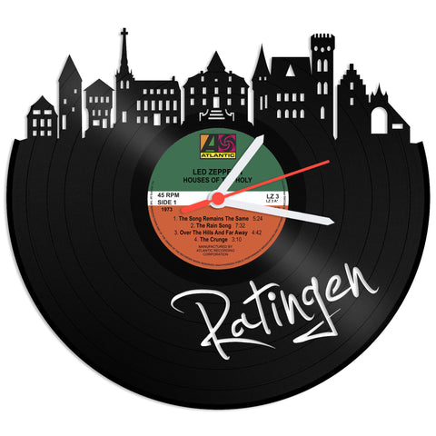 Schallplattenuhr Ratingen