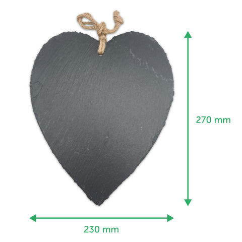 Schieferherz Liebe mit Gravur