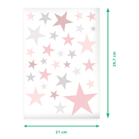 Wandtattoo Kinderzimmer Sterne Design