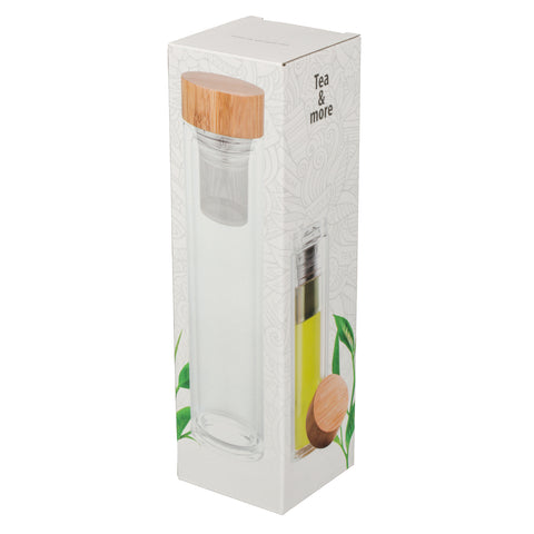 Teeflasche mit Sieb | verschiedene Motive